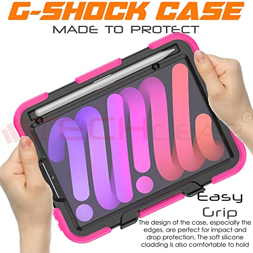 [G-SHOCK Case] Heavy Duty Long Survival Screen Protector Case for Apple iPad Mini 7 / Mini 6 8.3" [7th / 6th Generation]
