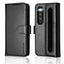 [Leather Wallet Case] Protective Cover with Cash & Card Holder, Stand and Wrist Strap For Samsung Galaxy Z Fold 4