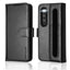 [Leather Wallet Case] Protective Cover with Cash & Card Holder, Stand and Wrist Strap For Samsung Galaxy Z Fold 4