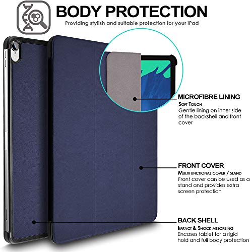 [Smart Case] Slim Stand Cover with Auto Sleep/Wake for Apple iPad Air 5 / 4 (5th / 4th Generation)