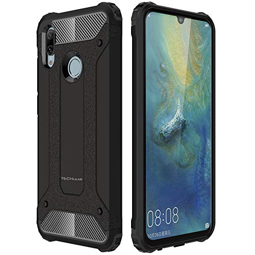 [Tough Armoured Case] ShockProof Dual-Layer Protective Heavy Duty Cover for Huawei P Smart 2019