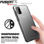 [Fusion FX Case] Slim & Light Tough Fused Gel Bumper & Hard Back Matte Case for Samsung Galaxy S20 Plus