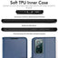 [Wallet Case] Protective Cover with Cash & Card Holder, Stand and Wrist Strap For Samsung Galaxy S20 FE