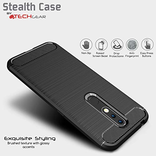 [Stealth Case] Nokia 4.2 Soft Protective Slim Cover with Carbon Fibre Detailing