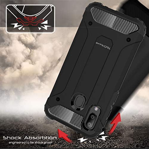 [Tough Armoured Case] ShockProof Dual-Layer Protective Heavy Duty Cover for Samsung Galaxy A40