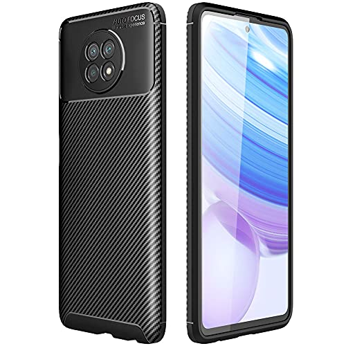 [CarbonFlex Case] Premium Shockproof Soft Slim Cover with Carbon Fibre Effect For Xiaomi RedMi Note 9T 5G