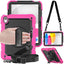 [UTILITY Case] Full Body Shockproof Case with Stand, Hand & Shoulder Strap for Apple iPad 11th & 10th Generation, iPad 2025 / 2022