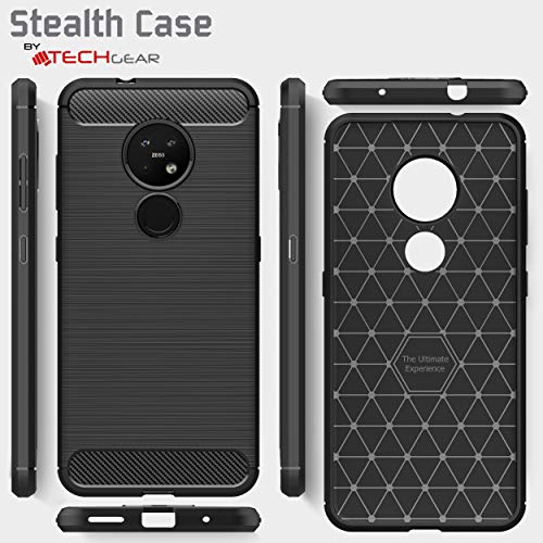 [Stealth Case] Nokia 7.2 Soft Protective Slim Cover with Carbon Fibre Detailing