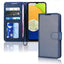 [Wallet Case] Protective Cover with Cash & Card Holder, Stand and Wrist Strap For Samsung Galaxy A03