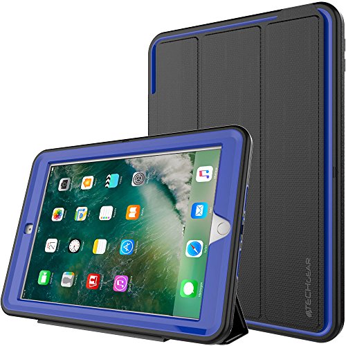[D-FENCE Case] Tough & Rugged Smart Case For Apple iPad 9.7" (2018 / 2017)