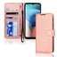 [Wallet Case] Protective Cover with Cash & Card Holder, Stand and Wrist Strap For Motorola Moto E7i Power