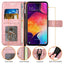 [Wallet Case] Protective Cover with Cash & Card Holder, Stand and Wrist Strap For Samsung Galaxy A50