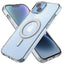 [Fusion HD Case] Shockproof Fused Gel Bumper & Hard Back Slim Clear Cover for iPhone 14 Plus