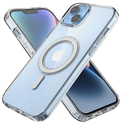 [Fusion HD Case] Shockproof Fused Gel Bumper & Hard Back Slim Clear Cover for iPhone 14