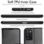 [Wallet Case] Protective Cover with Cash & Card Holder, Stand and Wrist Strap For Samsung Galaxy A03s