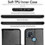 [Wallet Case] Protective Cover with Cash & Card Holder, Stand and Wrist Strap For Oppo A15 / A15s