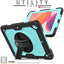 [UTILITY Case] Full Body Shockproof Case with Stand, Hand & Shoulder Strap for Apple iPad 10.2" 2021 - 2019 [9th/8th/7th Generation]