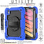 [UTILITY Case] Full Body Shockproof Case with Stand, Hand & Shoulder Strap for Apple iPad Mini 7 / Mini 6 8.3" [7th / 6th Generation]