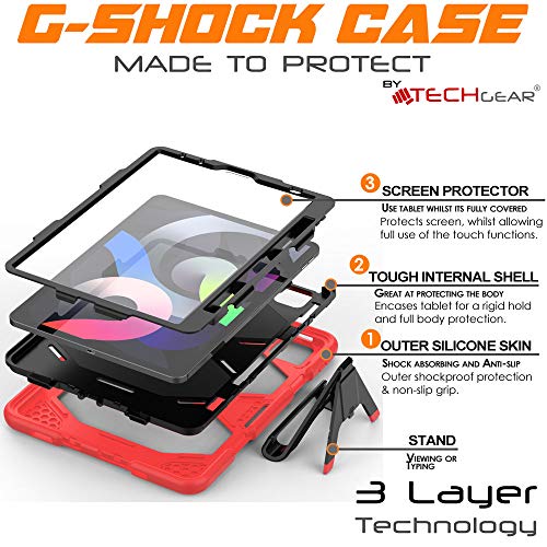 [G-SHOCK Case] Heavy Duty Long Survival Screen Protector Case iPad Air 5 / 4 10.9" (2022 / 2020)