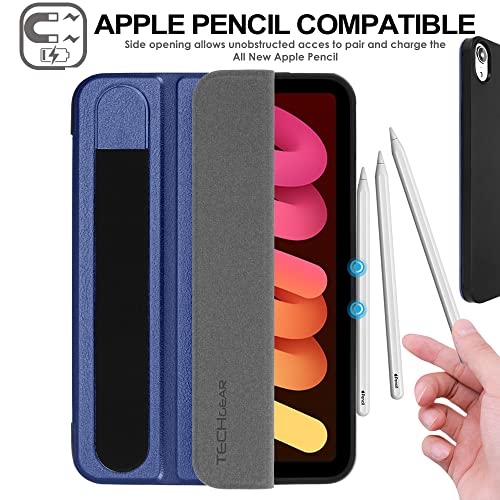 [Smart Case] Slim Stand Cover with Auto Sleep/Wake for Apple iPad Mini 7 / Mini 6 8.3" [7th / 6th Generation]