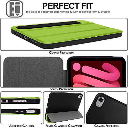 [Smart Case] Slim Stand Cover with Auto Sleep/Wake for Apple iPad Mini 7 / Mini 6 8.3" [7th / 6th Generation]