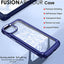 [Fusion Armour Case] Premium Hybrid Tough Heavy Duty, Rugged, Clear Back Bumper Case for Apple iPhone 14 Pro Max 6.7"