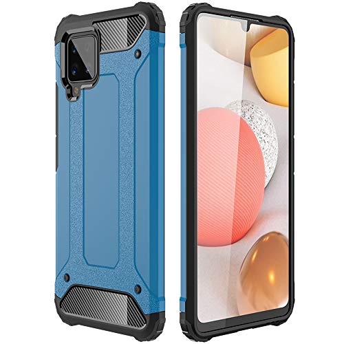 [Tough Armoured Case] ShockProof Dual-Layer Protective Heavy Duty Cover for Samsung Galaxy A42 5G