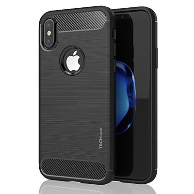 [Stealth Case] iPhone XS Max Soft Protective Slim Cover with Carbon Fibre Detailing