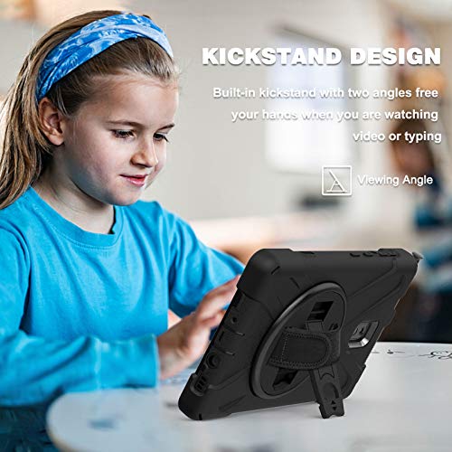 [X-Case] Rugged Armour Case with Stand, Hand & Shoulder Strap for Samsung Galaxy Tab Active 3 8.0" (SM-T570 / SM-T575)