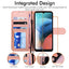 [Wallet Case] Protective Cover with Cash & Card Holder, Stand and Wrist Strap For Motorola Moto E7i Power