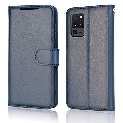 [Wallet Case] Protective Cover with Cash & Card Holder, Stand and Wrist Strap For Samsung Note 20