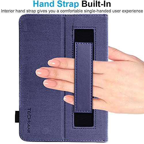 [Folio Case] Smart Cover Stand with Auto Sleep/Wake & Hand Strap For Amazon Fire HD 10" / HD 10" Plus (2021/11th Generation)