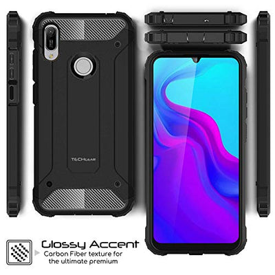 [Tough Armoured Case] ShockProof Dual-Layer Protective Heavy Duty Cover for Huawei Huawei Y6 / Y6s 2019