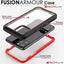 [Fusion Armour Case] Premium Slim Hybrid Tough Heavy Duty, Clear Back Bumper Case for iPhone 11 Pro