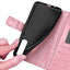 [Wallet Case] Protective Cover with Cash & Card Holder, Stand and Wrist Strap For Samsung Galaxy A50