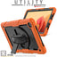 [UTILITY Case] Full Body Shockproof Case with Stand, Hand & Shoulder Strap for Samsung Galaxy Tab A7 10.4" (SM-T500 / T503 / T505 / T509)