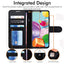 [Wallet Case] Protective Cover with Cash & Card Holder, Stand and Wrist Strap For Samsung Galaxy A41