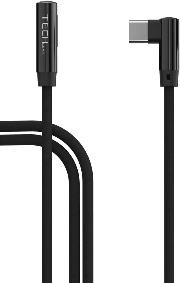 90 Degree Right Angle USB Type C Sync & Fast Charge Cable