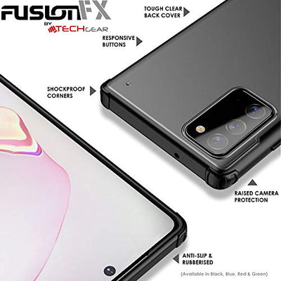 [Fusion FX Case] Slim & Light Tough Fused Gel Bumper & Hard Back Matte Case for Samsung Galaxy Note 20