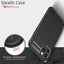 [Stealth Case] iPhone 12 Mini Soft Protective Slim Cover with Carbon Fibre Detailing
