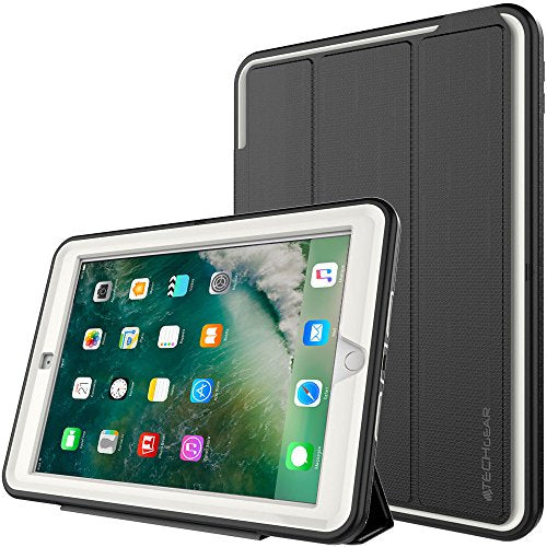 [D-FENCE Case] Tough & Rugged Smart Case For Apple iPad 9.7" (2018 / 2017)