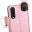 [Wallet Case] Protective Cover with Cash & Card Holder, Stand and Wrist Strap For Samsung Galaxy A50