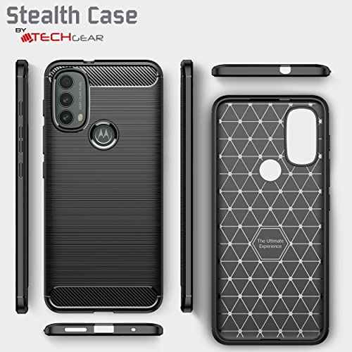 [Stealth Case] Motorola Moto E20 / E30 Soft Protective Slim Cover with Carbon Fibre Detailing