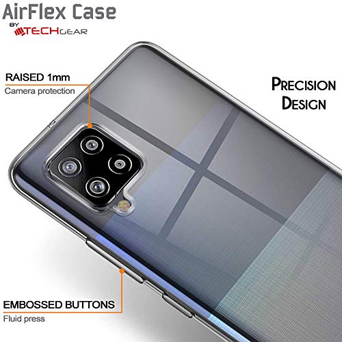 [AirFlex Case] Crystal Clear Slim & Light, Protective,  Soft Gel Cover for Samsung Galaxy A12