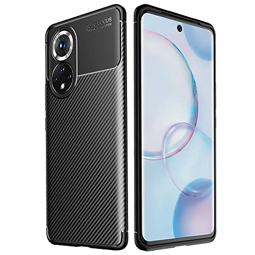 [CarbonFlex Case] Premium Shockproof Soft Slim Cover with Carbon Fibre Effect For Honor 50 5G