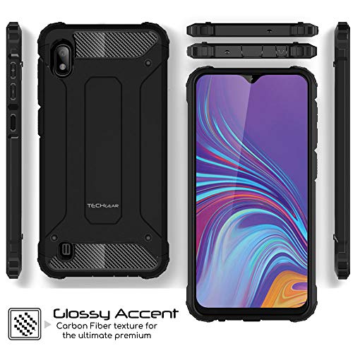 [Tough Armoured Case] ShockProof Dual-Layer Protective Heavy Duty Cover for Samsung Galaxy A10