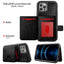 Tough Armoured Wallet 360 ShockProof Case with Card Slots & Stand for Apple iPhone 12 Pro Max