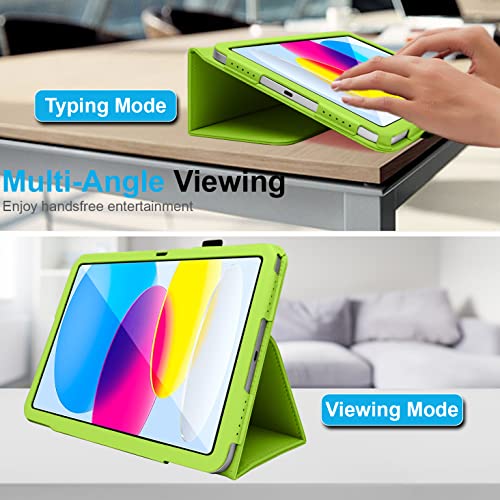 [Folio Case] Smart Cover Stand with Auto Sleep/Wake & Hand Strap For Apple iPad 11th & 10th Generation, iPad 2025 / 2022