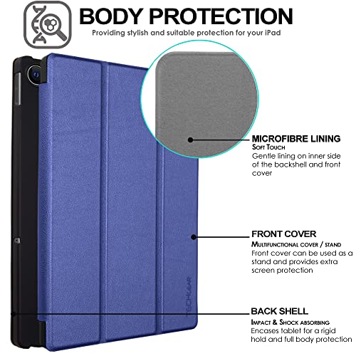 [Smart Case] Slim Stand Cover with Auto Sleep/Wake for Lenovo Tab M10 Plus 3rd Gen 2022 (10.6") TB125 / TB128