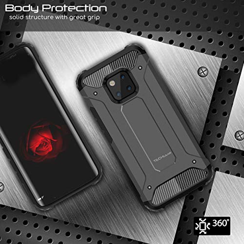[Tough Armoured Case] ShockProof Dual-Layer Protective Heavy Duty Cover for Honor 20 Pro